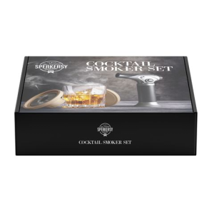 Cocktail-savustin lahjapakkauksessa